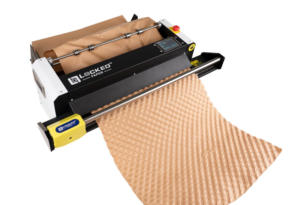 【ペーパーバブル緩衝材製造機 IB500C】のご紹介 甲賀高分子株式会社